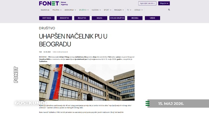 Vesti u 60 sekundi